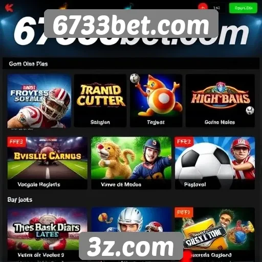 Análise da variedade de jogos oferecidos pela 6733bet